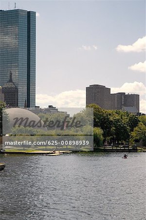 Skyscrapers at the waterfront, Boston, Massachusetts, USA