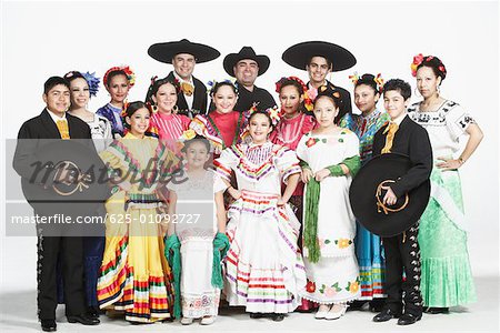 group of mexican people