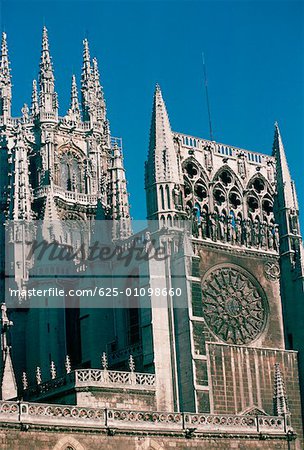 Low angle view of a church, Burgos Cathedral, Burgos, Spain