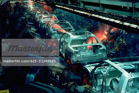 Robotic car frame assembly line, Newark, Delaware