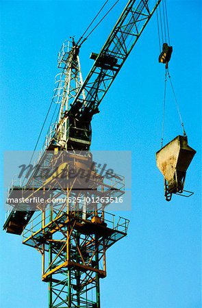 Low angle view of a crane, Beijing, China