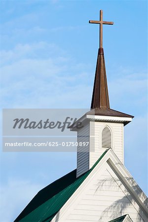 High section view of a church, Kappau, Big Island, Hawaii Islands, USA