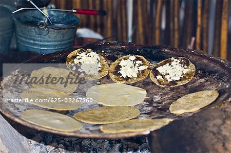 Tortilla preparing on the griddle Santo Tomas Jalieza, Oaxaca State Mexico  - Stock Photo - Masterfile - Premium Royalty-Free, Code: 625-02267860
