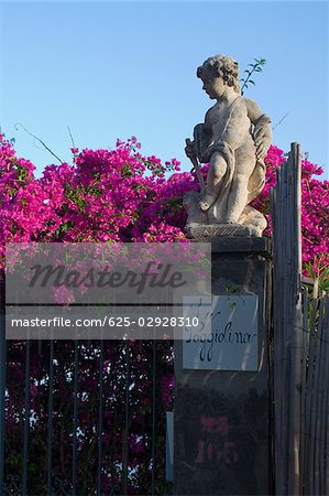 Low angle view of a statue, Salerno, Campania, Italy