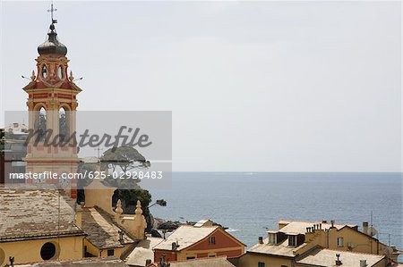 Church in a city, Chiesa di Santa Margherita, Sori, Liguria, Italy