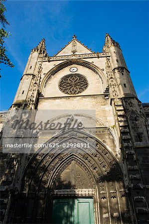 Low angle view of a basilica, St. Michel Basilica, Quartier St. Michel, Vieux Bordeaux, Bordeaux, France
