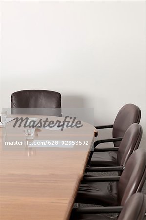 Empty conference room, Munich, Bavaria, Germany