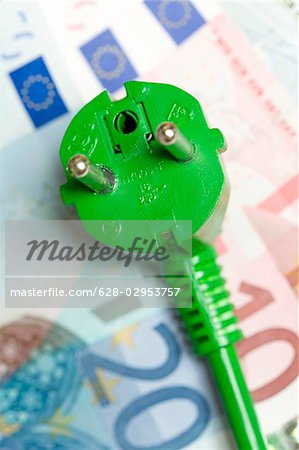 Plug on euro notes, Germany