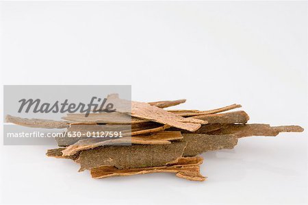 Close-up of a heap of Cinnamon