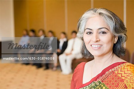 Portrait of a businesswoman smiling