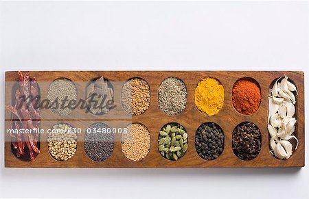 Close-up of a spice container