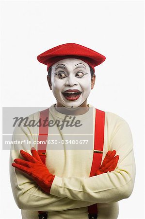 Mime rolling eyes