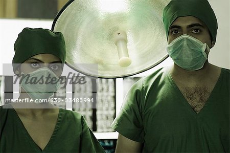 Portrait of two surgeons