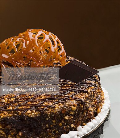 Nutty chocolate and nougat cake | Chocolate torte, How to roast hazelnuts,  Desserts