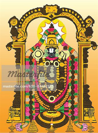 Hindu god Tirupati Balaji Hindu god Tirupati Balaji