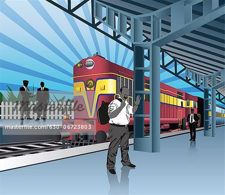 train depot clipart