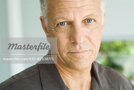 Mature man, looking at camera, portrait