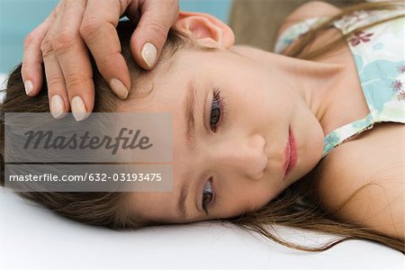Little Girl From The Back Stock Photo, Picture and Royalty Free