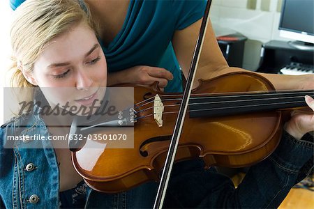 Learning to play the violin