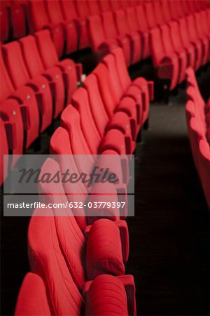 Empty theater seats