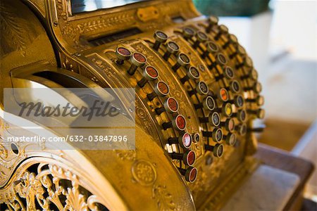 Antique cash register