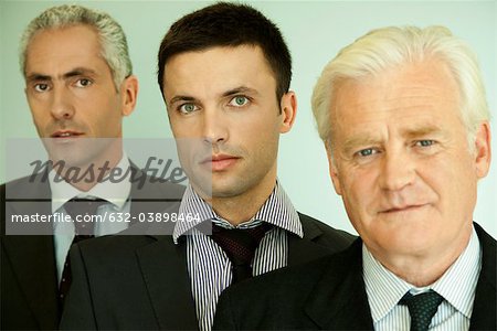 Male executives, portrait