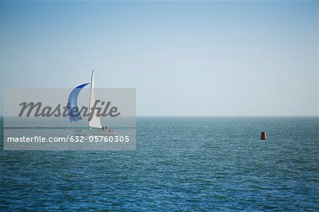 Sailboat at sea