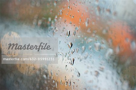 Condensation on window, full frame