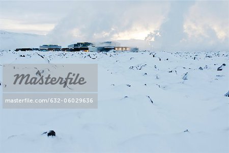 Iceland, Reykjanes Peninsula, Blue Lagoon, geothermal power station Iceland, Reykjanes Peninsula, Blue Lagoon, geothermal power station