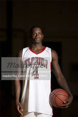 Basketball player, portrait