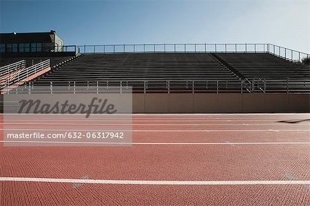 Stadium and running tracks