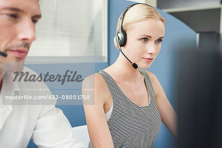 Working in call center