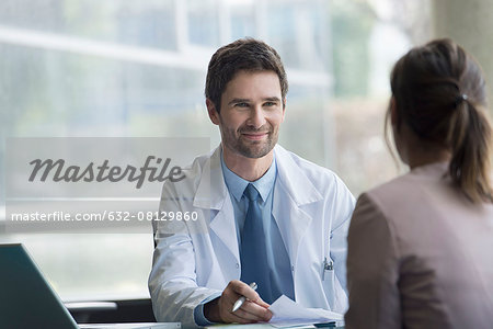 Doctor meeting with patient Doctor meeting with patient