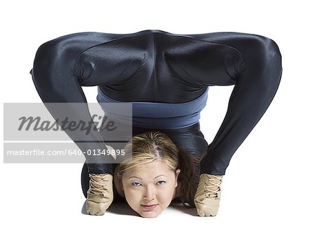 Female contortionist