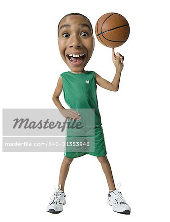 caricature basketball player