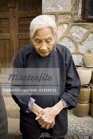 Older Asian woman