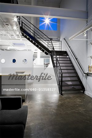 Staircase in an office