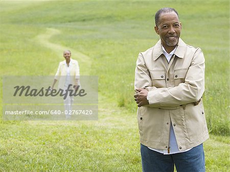 Portrait of a senior man smiling