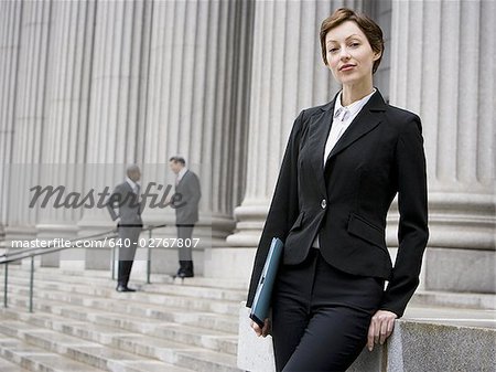 Portrait of a female lawyer smiling