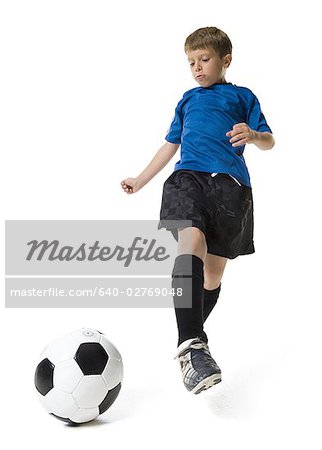 Young soccer player