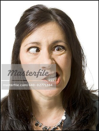 Cross eyed woman Stock Photos - Page 1 : Masterfile