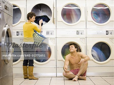 Premium Photo  The man and woman in underwear playing in the room