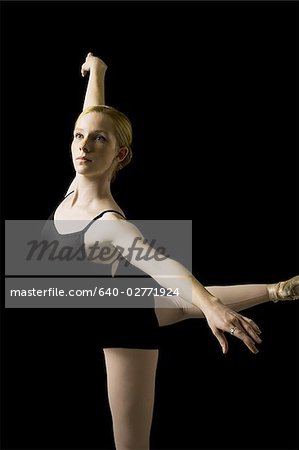 Teen Ballerina In Leotard And Tights Stock Photo, Picture and Royalty Free  Image. Image 21572805.