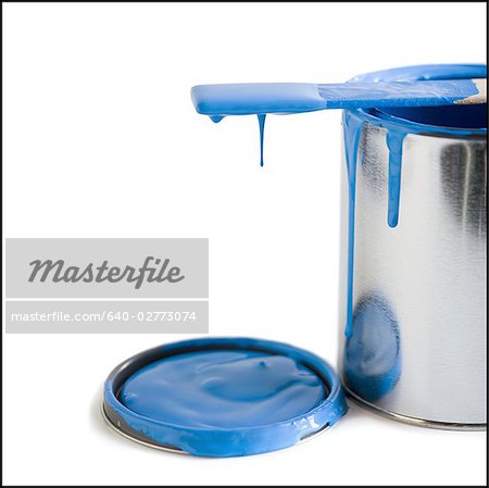 Cans Of Paint Stock Photo, Picture and Royalty Free Image. Image