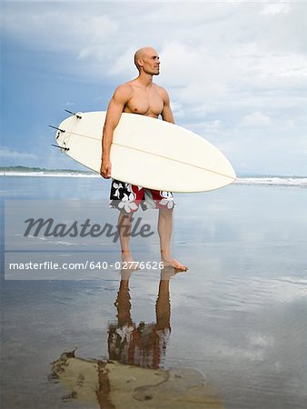 Man at the beach.