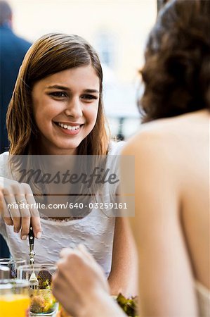 Women at a restaurant