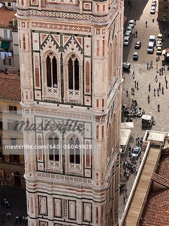 Italy, Florence, Tower in old town