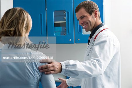 Patient visiting doctor