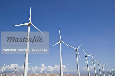 Wind turbine generators in California