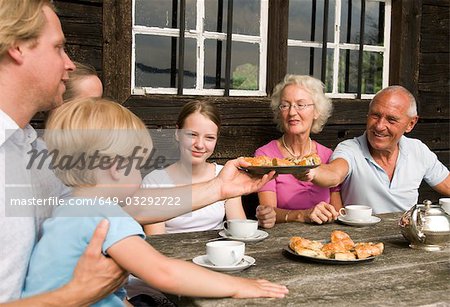 family of three generations